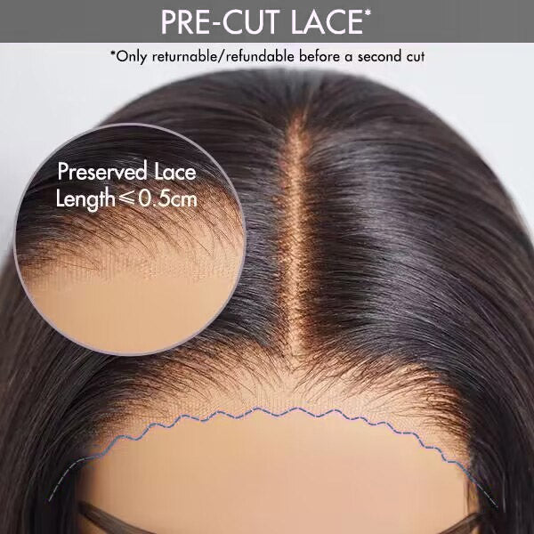 Special offer 30''= $199.99 Pre Cut & Pre Plucked & Bleached Knots Wear Go 13*4 Lace Front Long Wigs