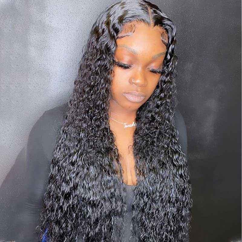 Premium HD Lace Water Wave 13x4 Lace Front Natural Hair Wigs |True Length