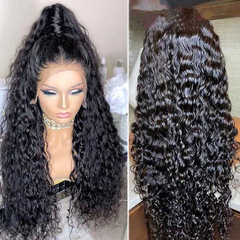 Premium HD Lace Water Wave 13x4 Lace Front Natural Hair Wigs |True Length