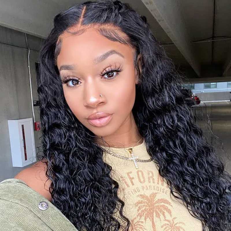 Premium HD Lace Water Wave 13x4 Lace Front Natural Hair Wigs |True Length