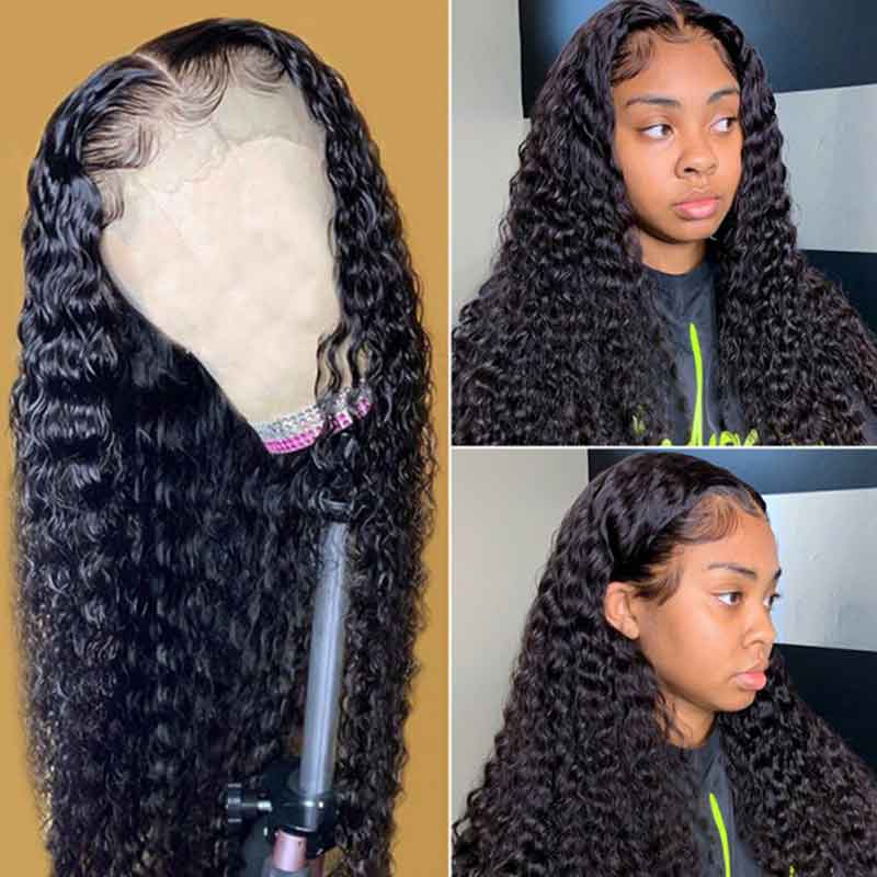 Skin Melted HD Lace Wig Deep Wave 13x4 Full Frontal Vrigin Human Hair Wig