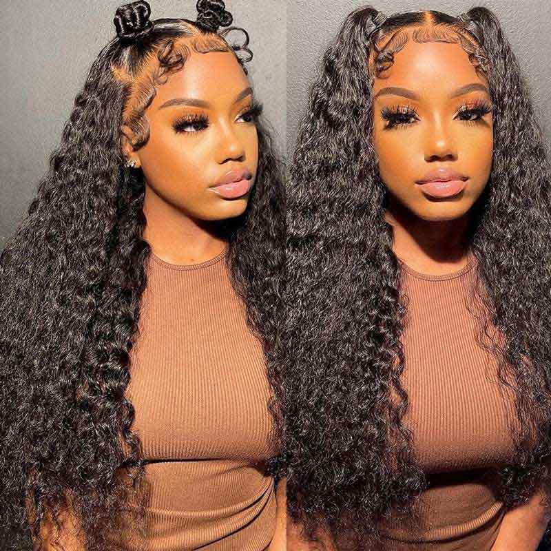 Skin Melted HD Lace Wig Deep Wave 13x4 Full Frontal Vrigin Human Hair Wig